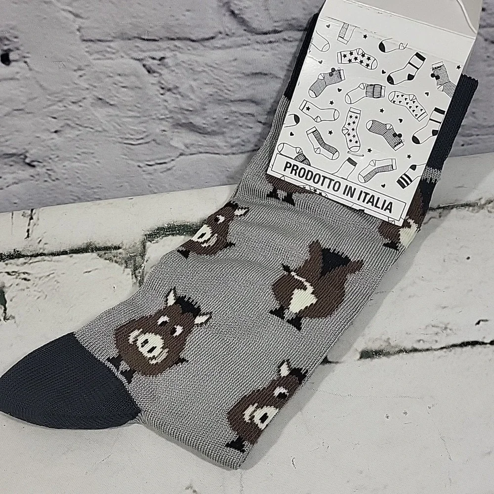 Mens Socks Novelty Lot Of‎ 3 Pairs Watching Golf Beer Warthog Kangaroo New